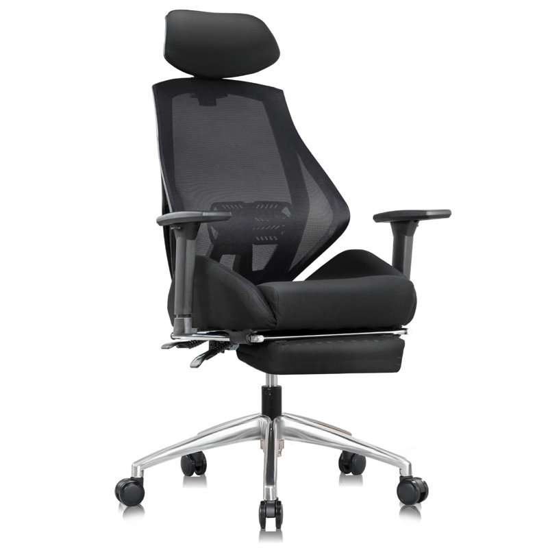 Inbox Zero Ergonomics Recliner Office Chair, 3D High Back Mesh Computer